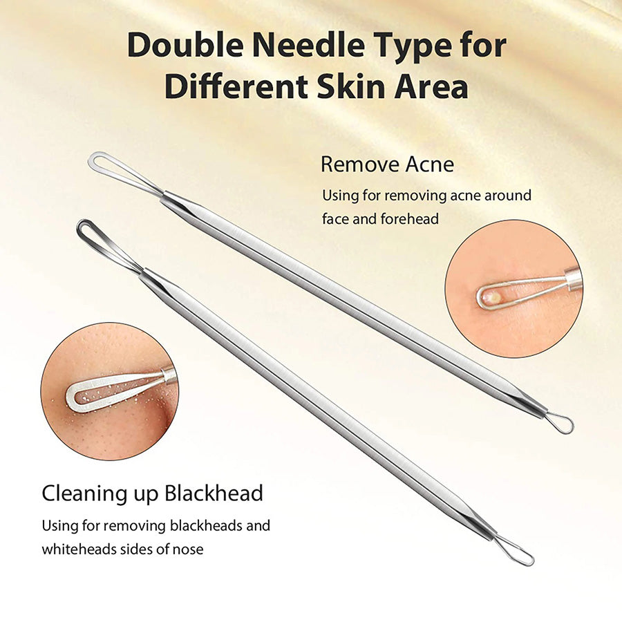Pimple Extractor 9 Pcs Stainless Steel Set