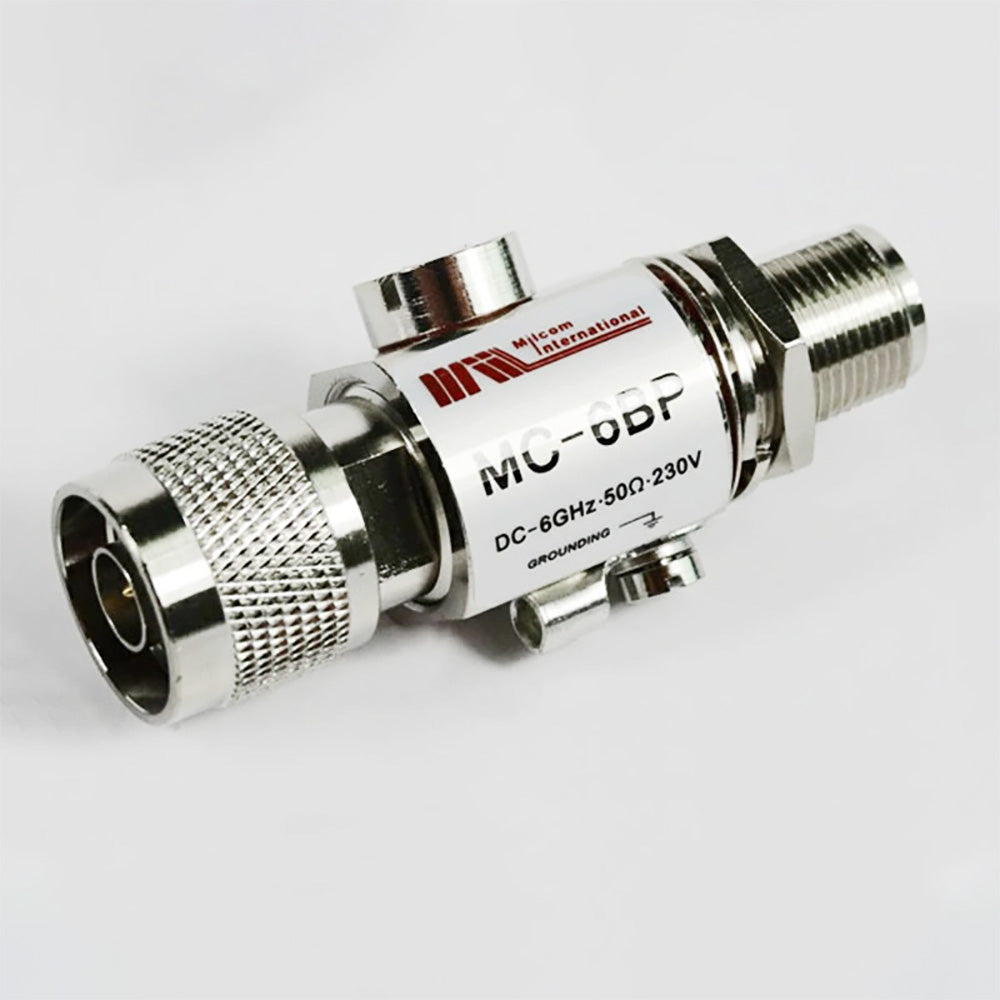 DC-6GHz Lightning Arrestor Surge Protector N Male to Female 50ohm