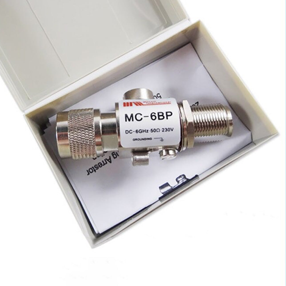 DC-6GHz Lightning Arrestor Surge Protector N Male to Female 50ohm