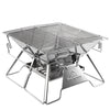 Portable Folding BBQ Grill Stove & Fire Pit