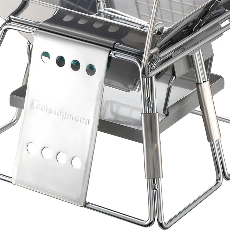 Portable Folding BBQ Grill Stove & Fire Pit