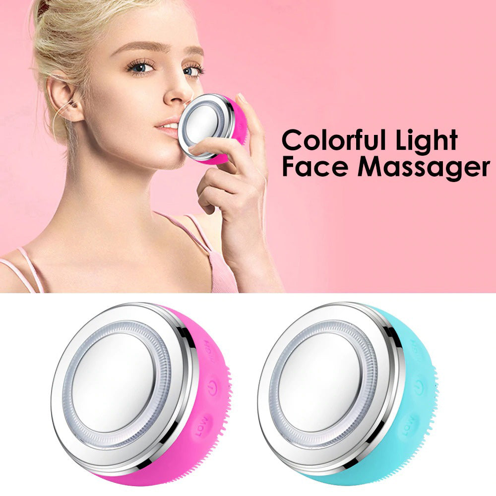 Ultrasonic Silicone Facial Cleansing Brush