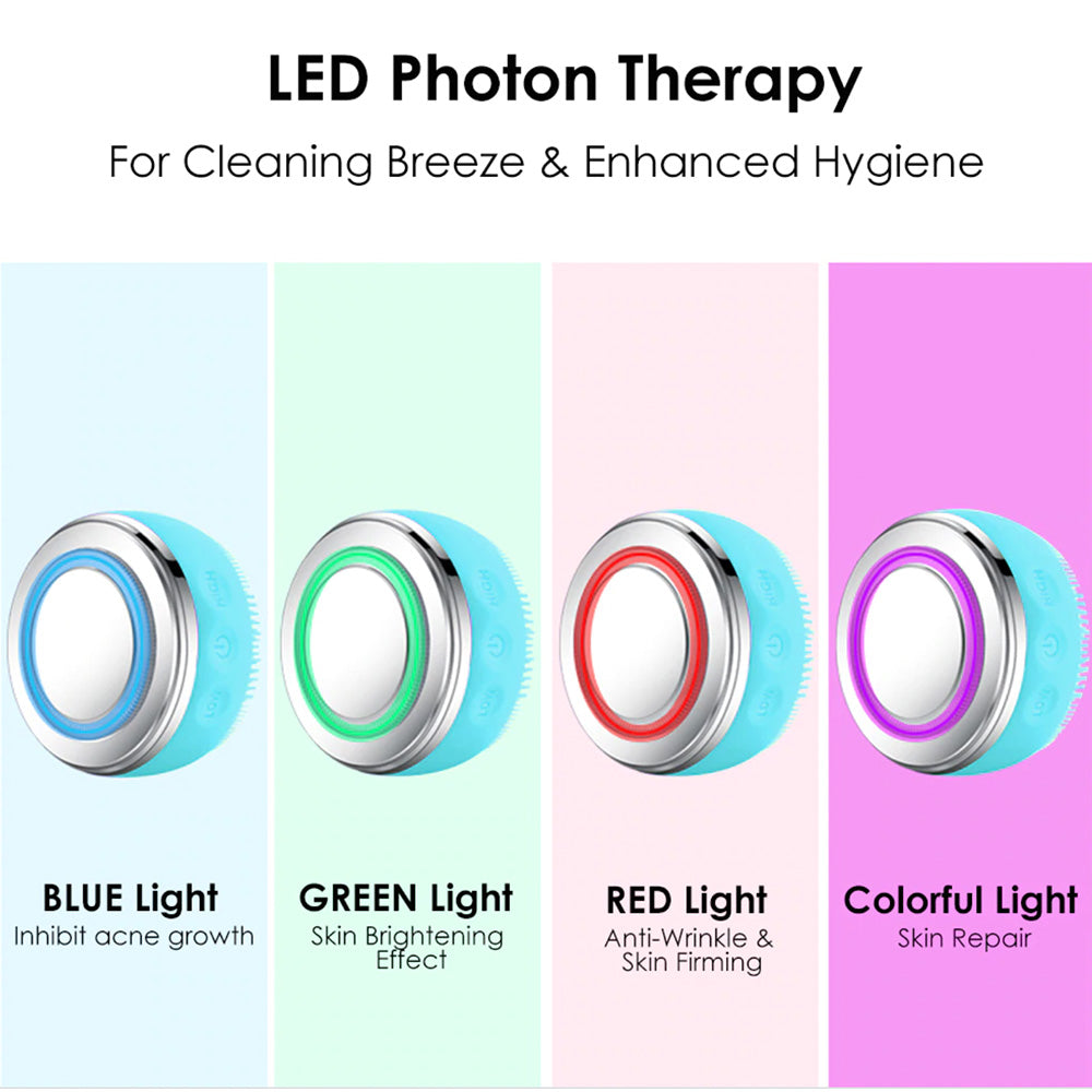 Ultrasonic Silicone Facial Cleansing Brush