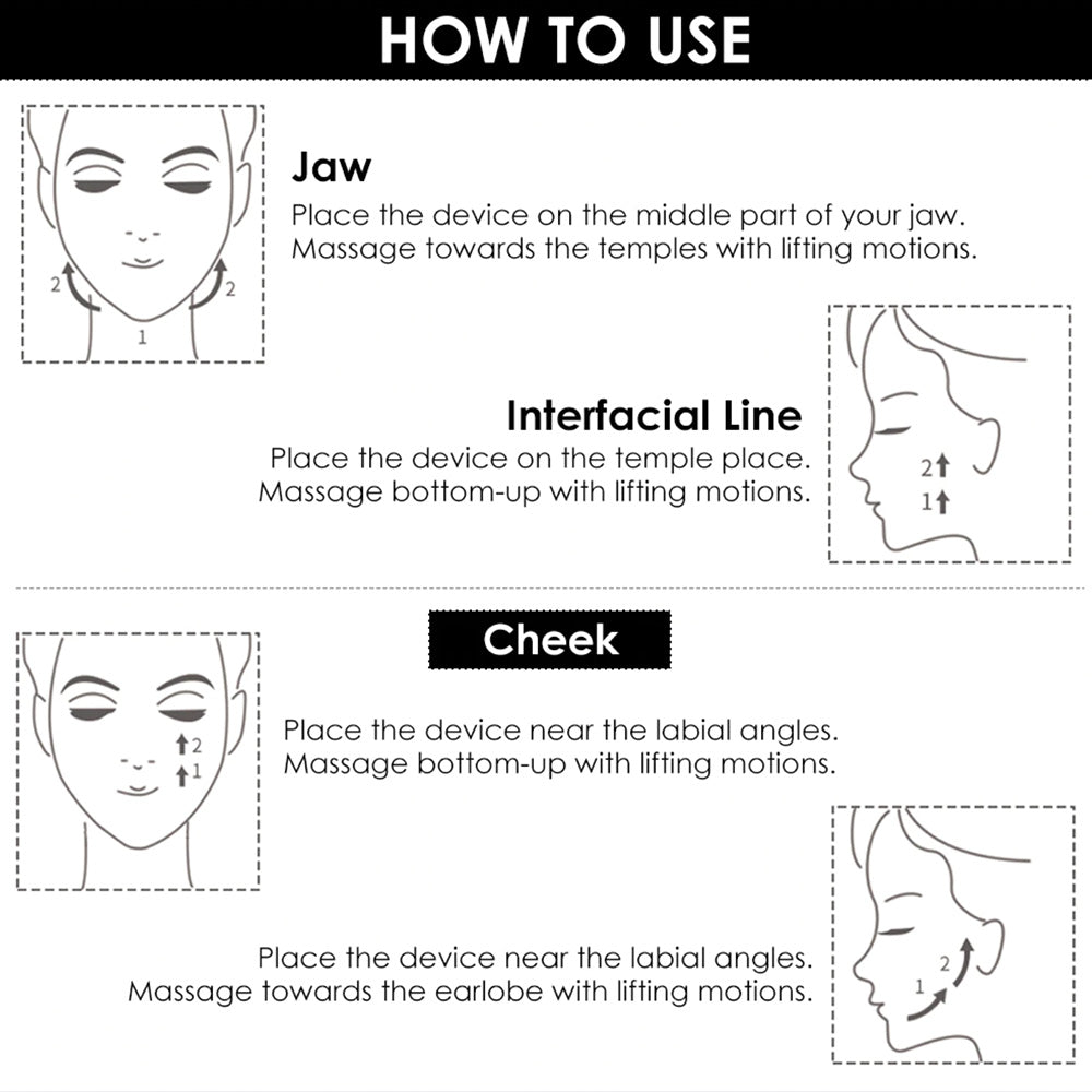 Ultrasonic Silicone Facial Cleansing Brush