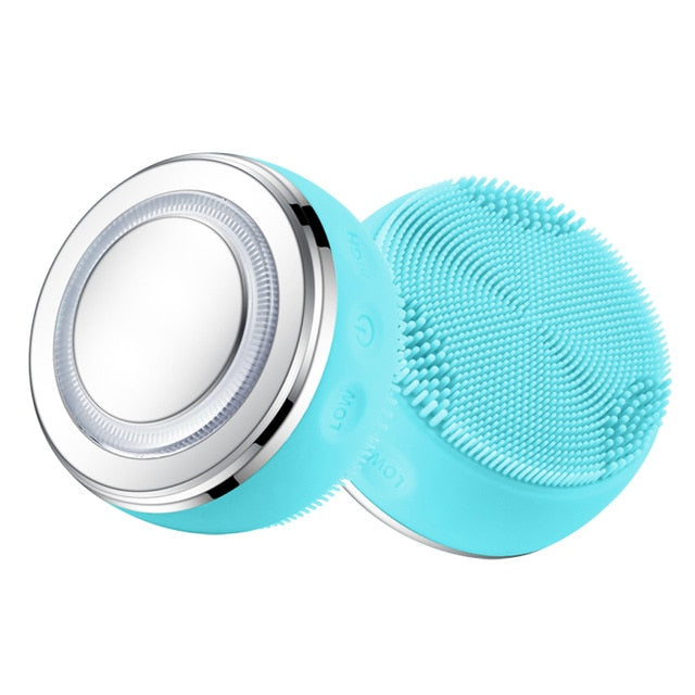 Ultrasonic Silicone Facial Cleansing Brush