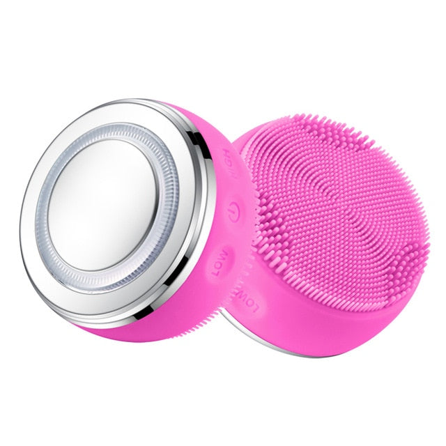 Ultrasonic Silicone Facial Cleansing Brush