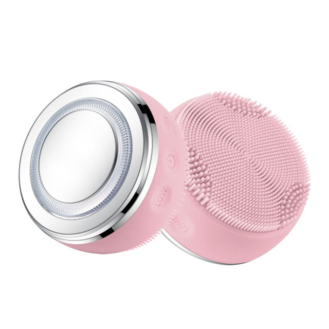 Ultrasonic Silicone Facial Cleansing Brush