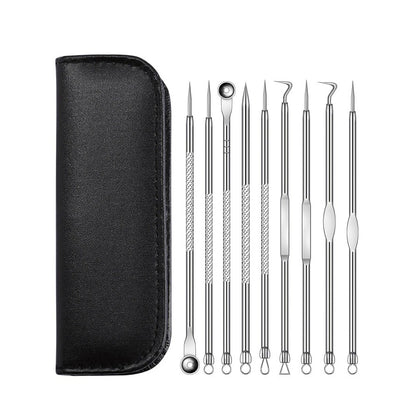 Pimple Extractor 9 Pcs Stainless Steel Set